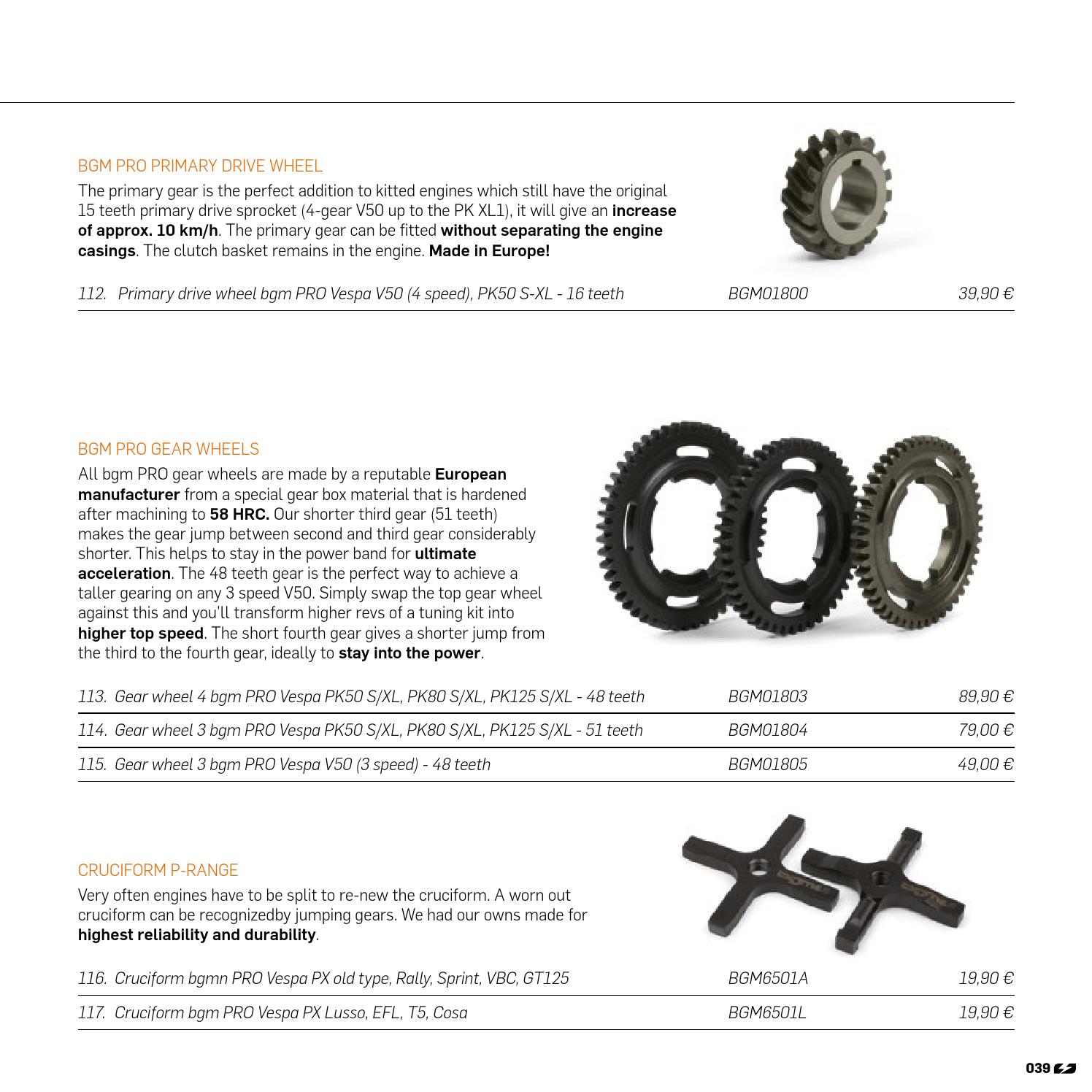 bgm Scooter Parts Catalog 2015 THIS IS IT by SCOOTER CENTER GmbH Issuu