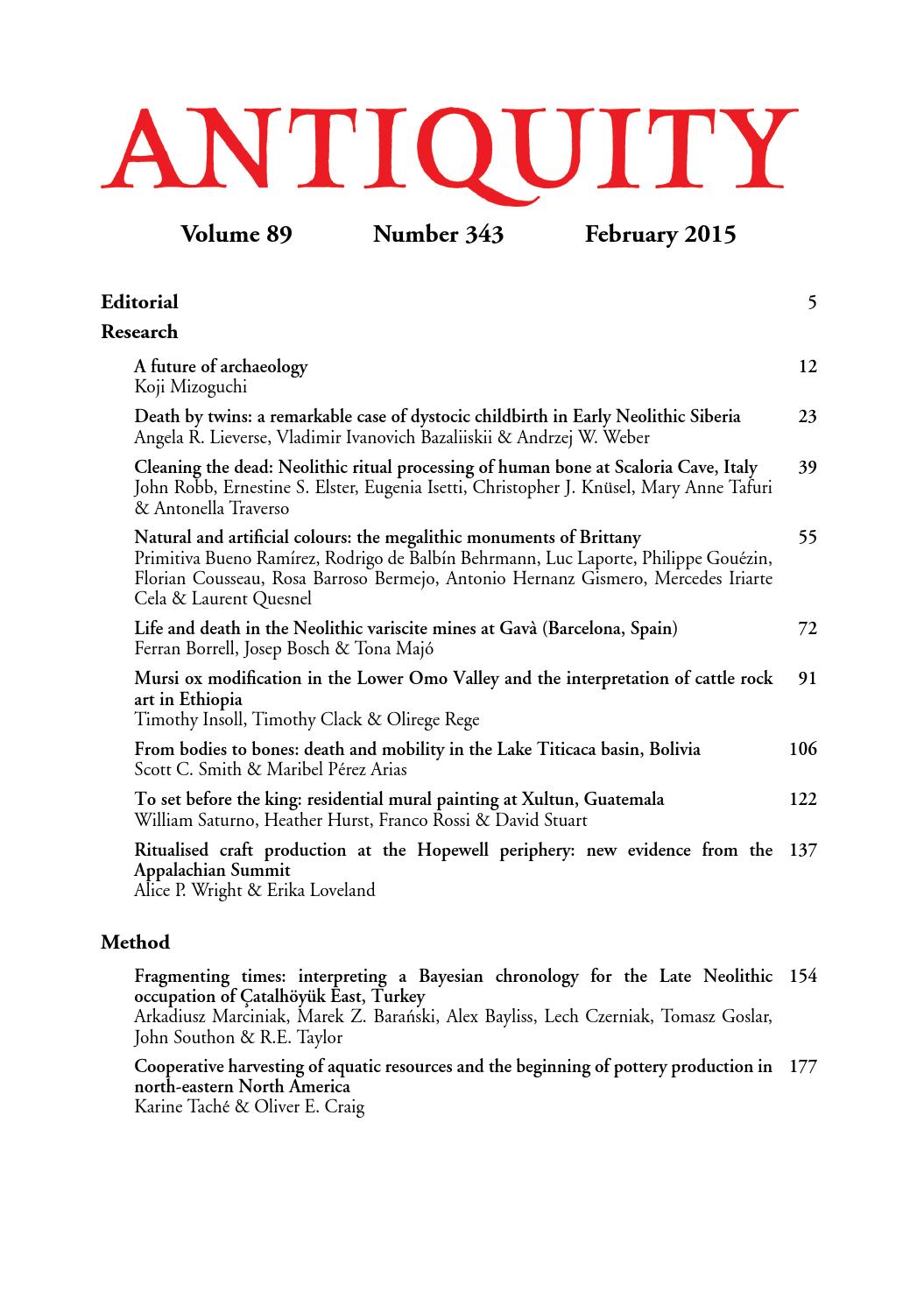 Antiquity Index By Marcial Tenreiro Issuu