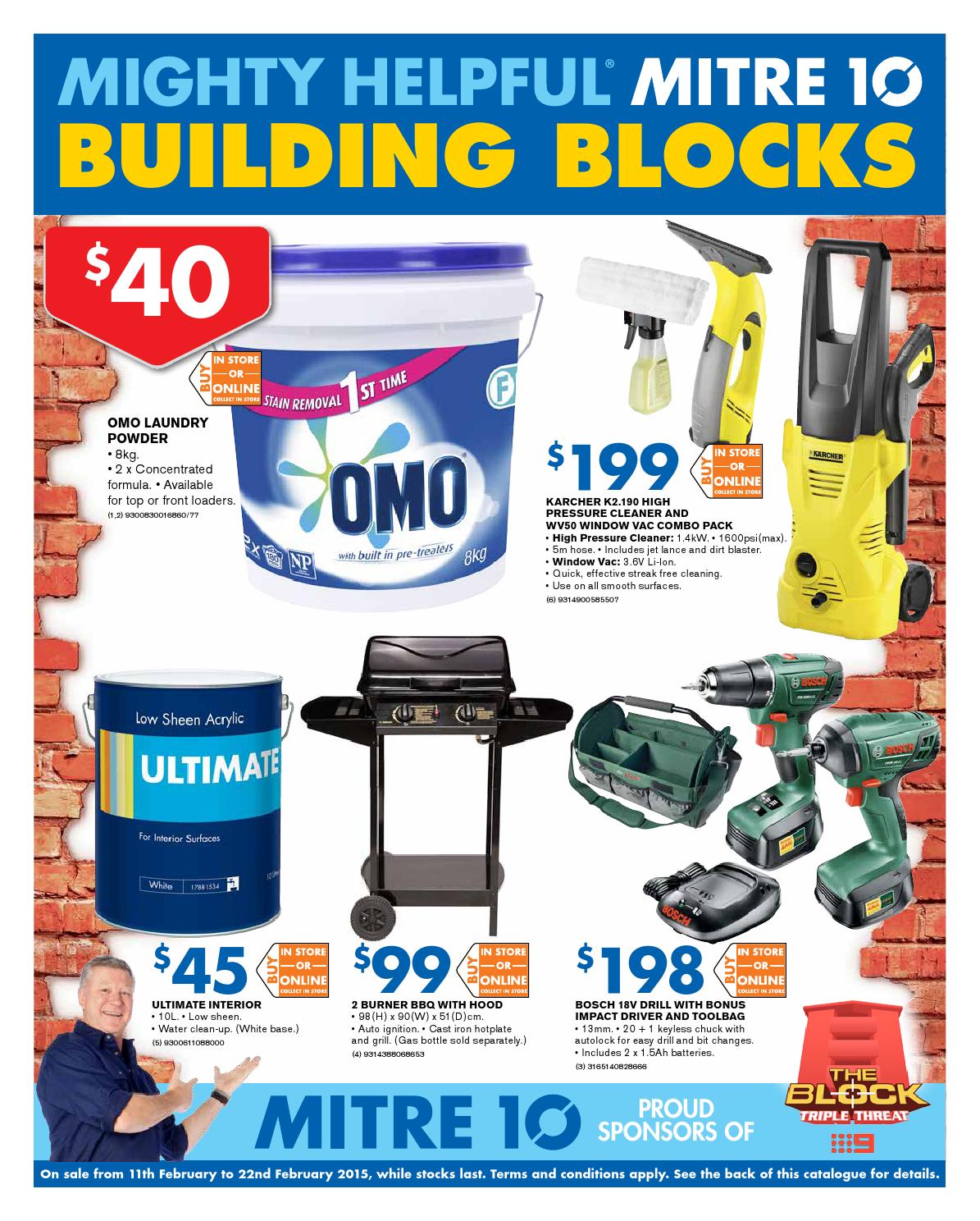 Mitre 10 Building Blocks Catalogue – February 2015 by Echo Publications