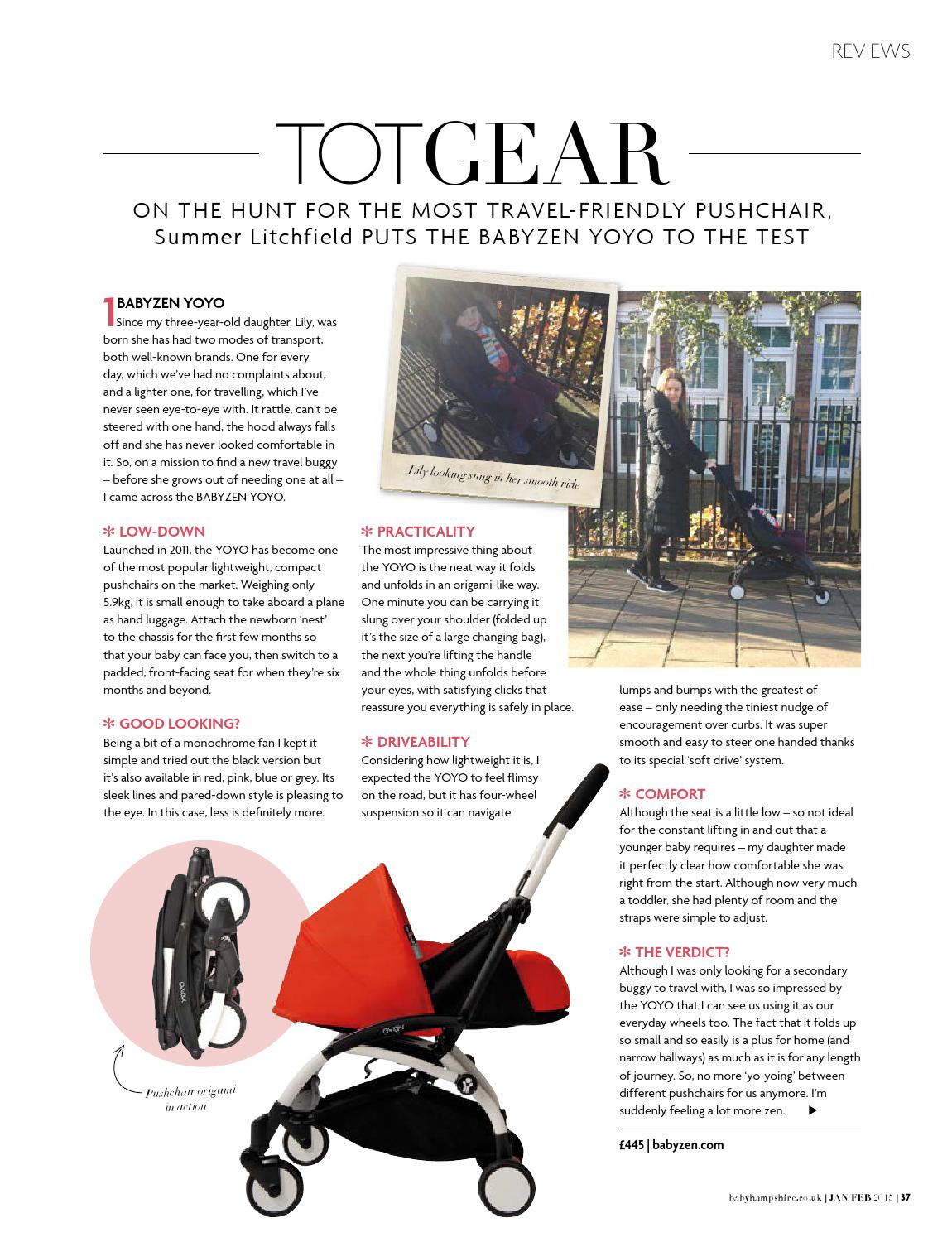 smallest folding pushchair 2015