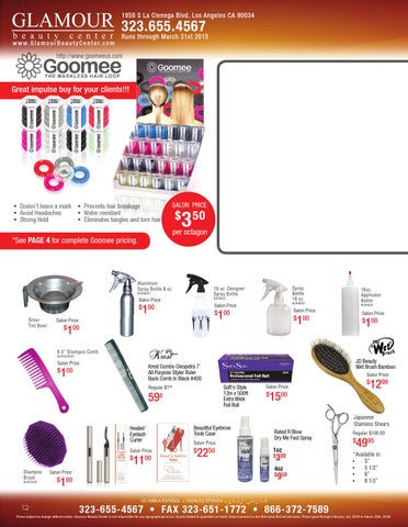 Glamour Beauty Center Feb-March Product 家具目录 第 12 页