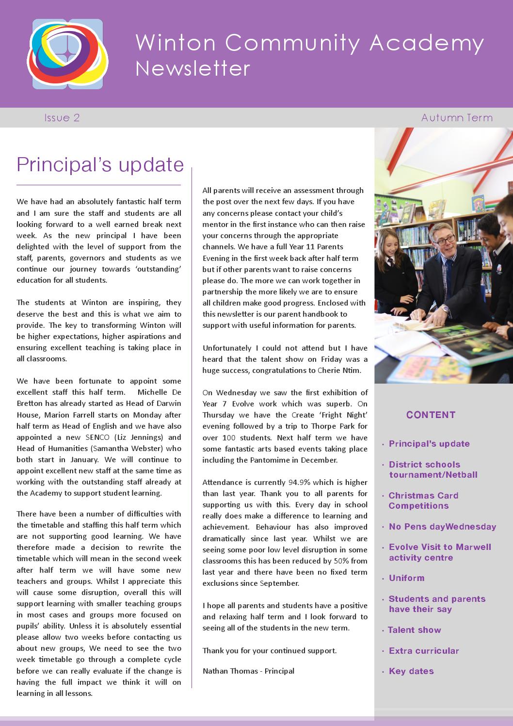 Newsletter 2 by Winton Community Academy Issuu