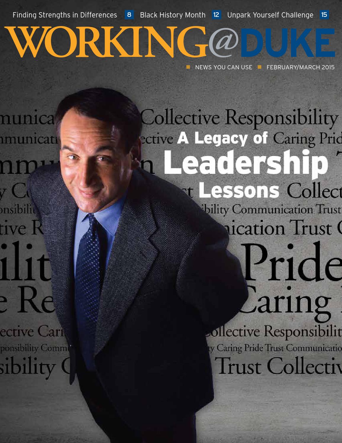 Working@Duke February/March 2015 Issue by Working Duke - Issuu