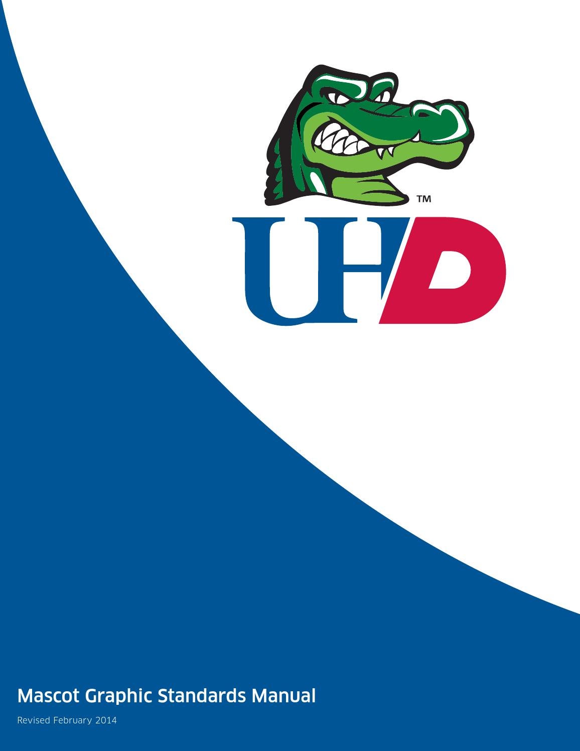 University of Houston Downtown Mascot Graphic Standards Manual by