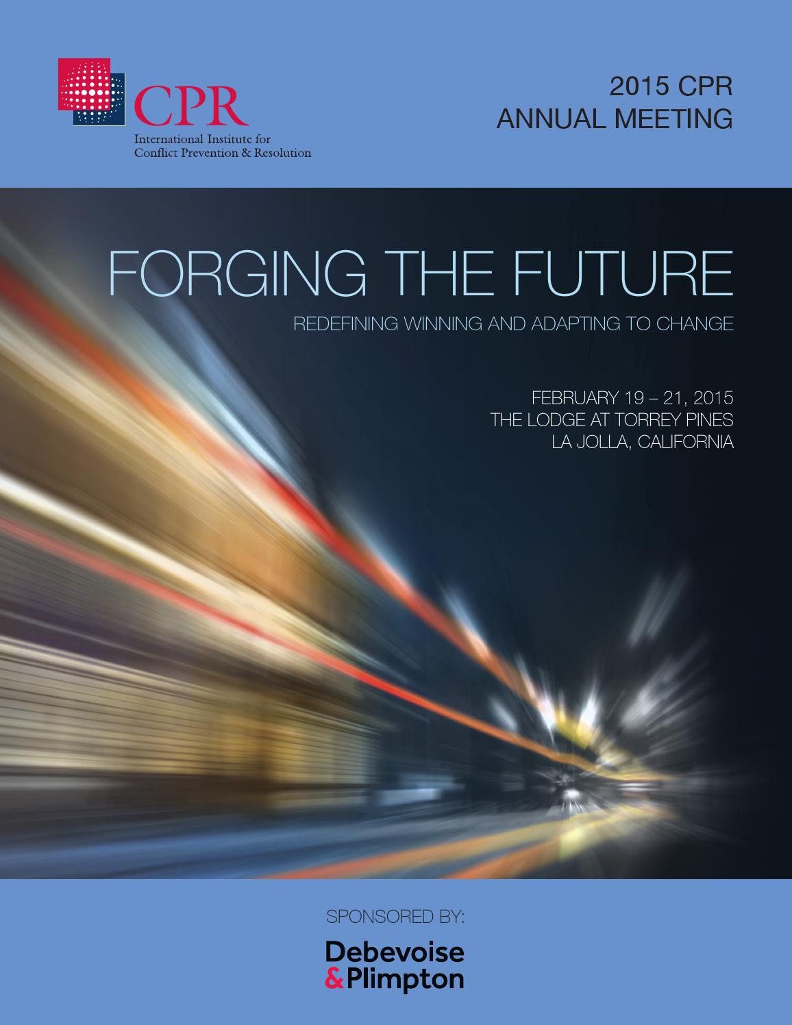 CPR Annual Meeting by Administrator Issuu
