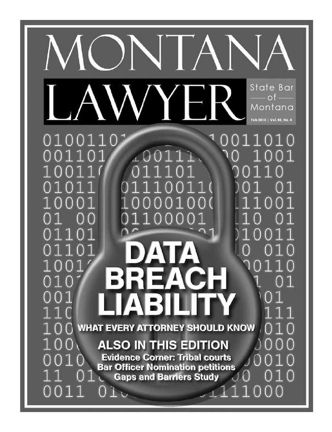Feb 2015 montana lawyer 2 by State Bar of Montana Issuu