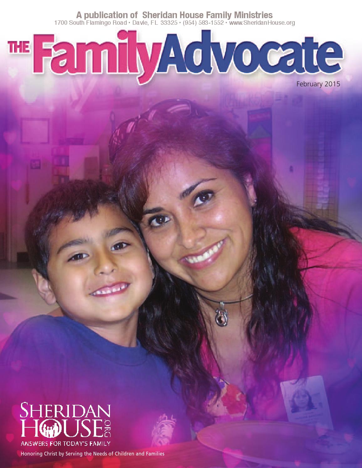 Family Advocate - Feb 2015 by Sheridan House Family Ministries - Issuu