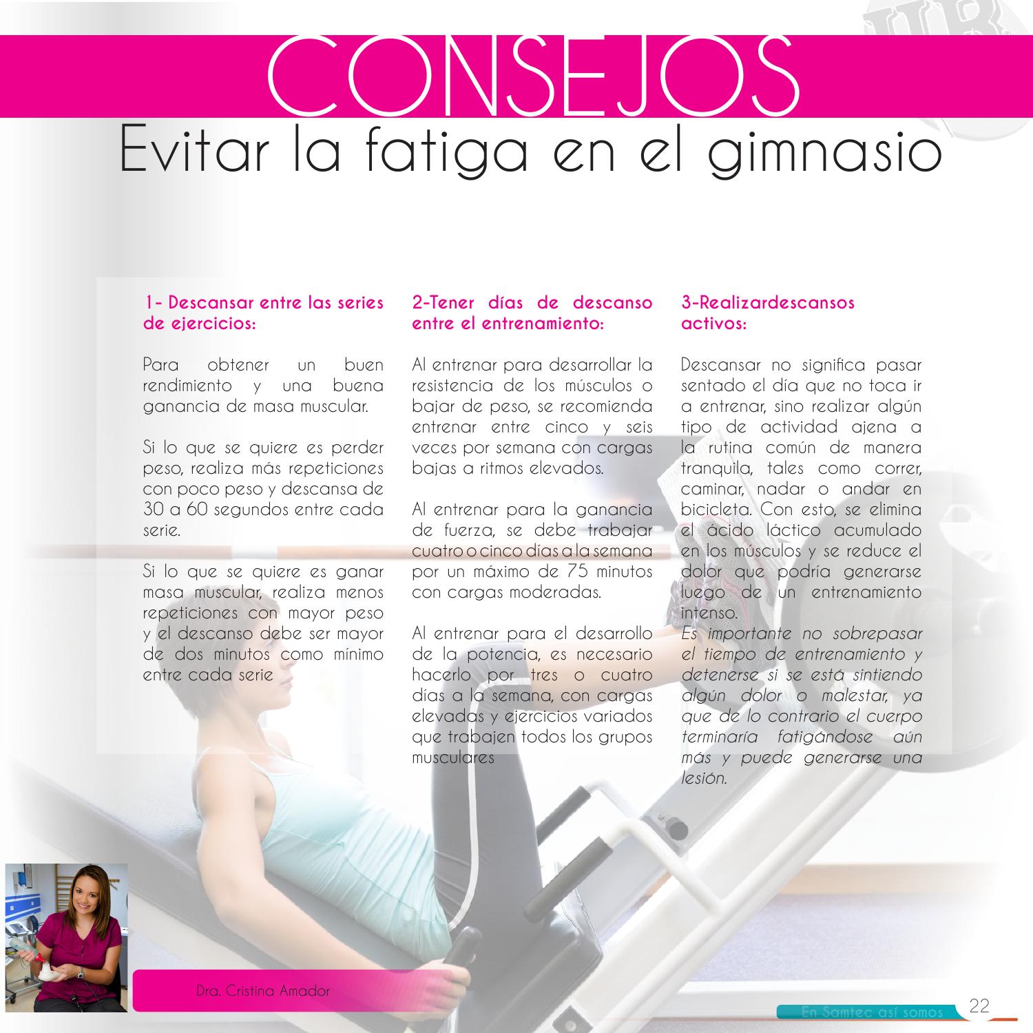 Ejercicio tres o cuatro veces por semana Ejercicio tres o cuatro veces por semana