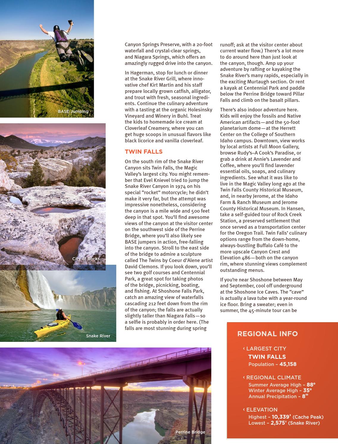 Idaho Travel Guide 2015 by Visit Idaho Issuu
