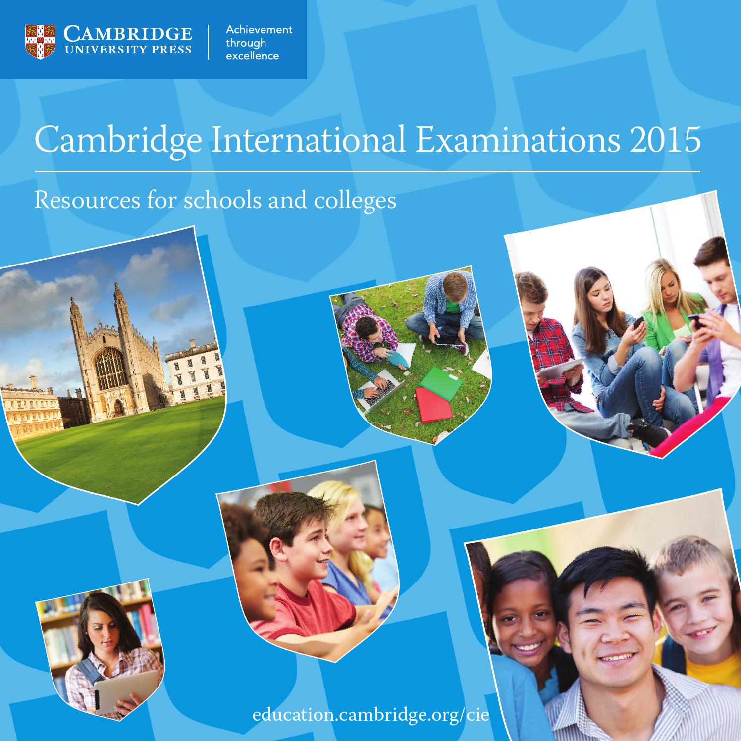 Cambridge University Press Cambridge International Examinations 2015