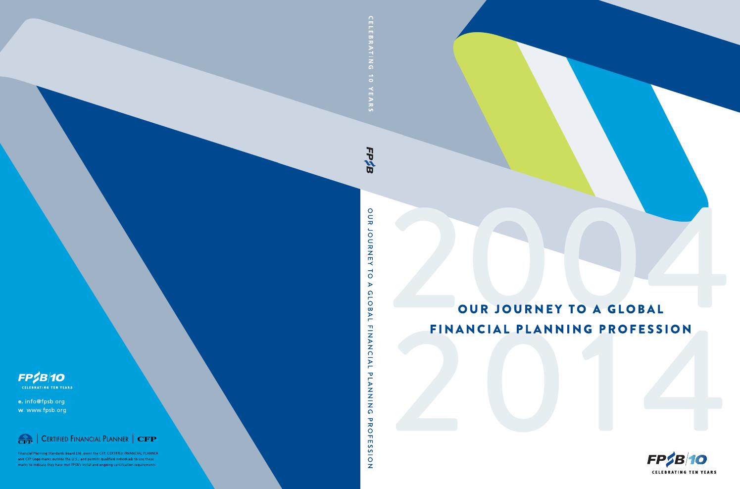 Our Journey to a Global Financial Planning Profession by FPSB Issuu