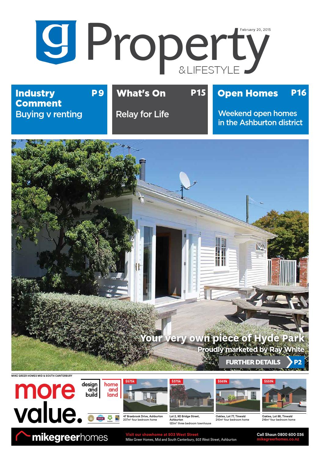 Guardian property, february 20, 2015 by Ashburton Guardian Issuu