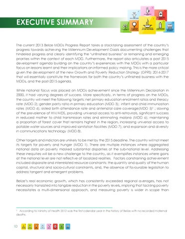 Millennium Development Goals Report and Post 2015 Agenda 第 10 页