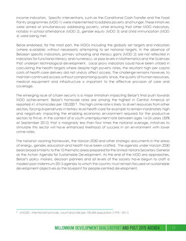 Millennium Development Goals Report and Post 2015 Agenda 第 11 页