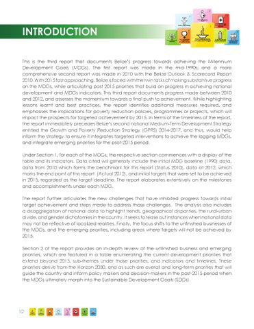 Millennium Development Goals Report and Post 2015 Agenda 第 12 页