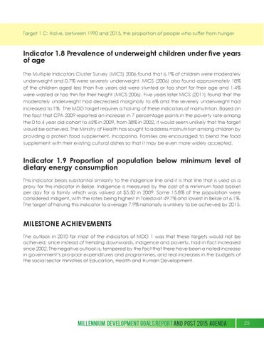 Millennium Development Goals Report and Post 2015 Agenda 第 23 页