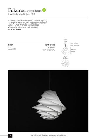 2015 Design 灯饰目录 第 20 页