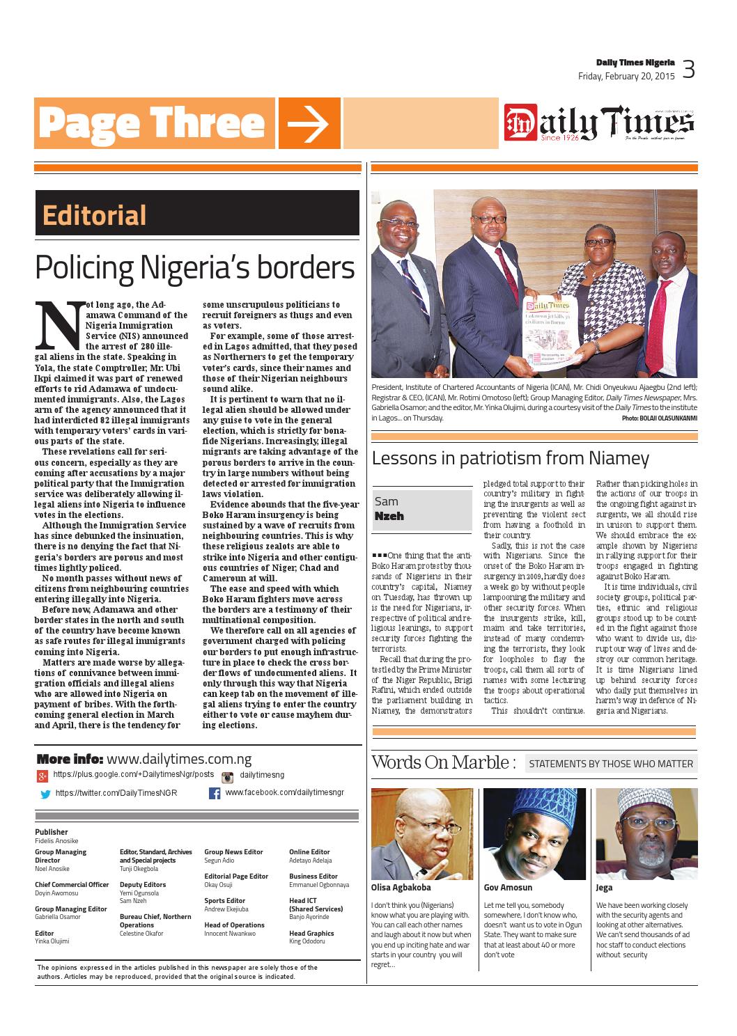 Daily Times of Nigeria Newspaper by Daily Times of Nigeria Issuu
