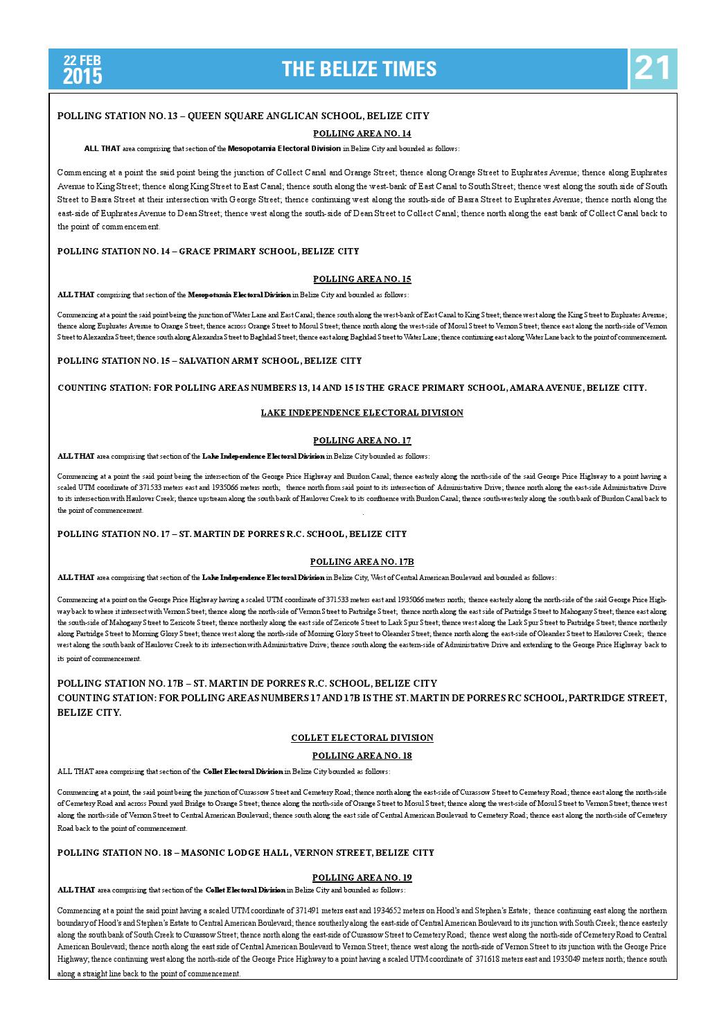 Belize Times February 22, 2015 by Belize Times Press - Issuu