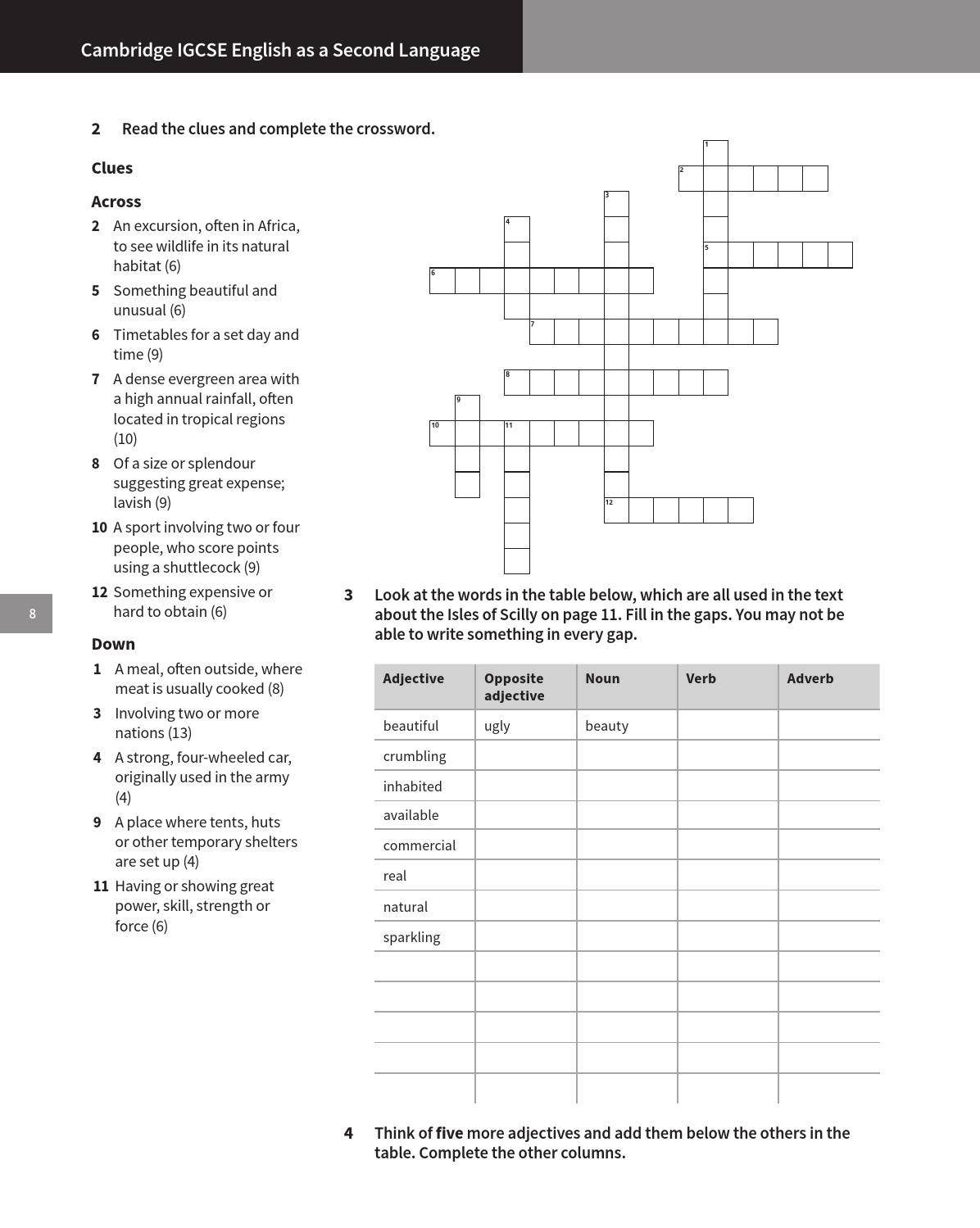 IGCSE English as a Second Language Workbook (fourth edition) by ...