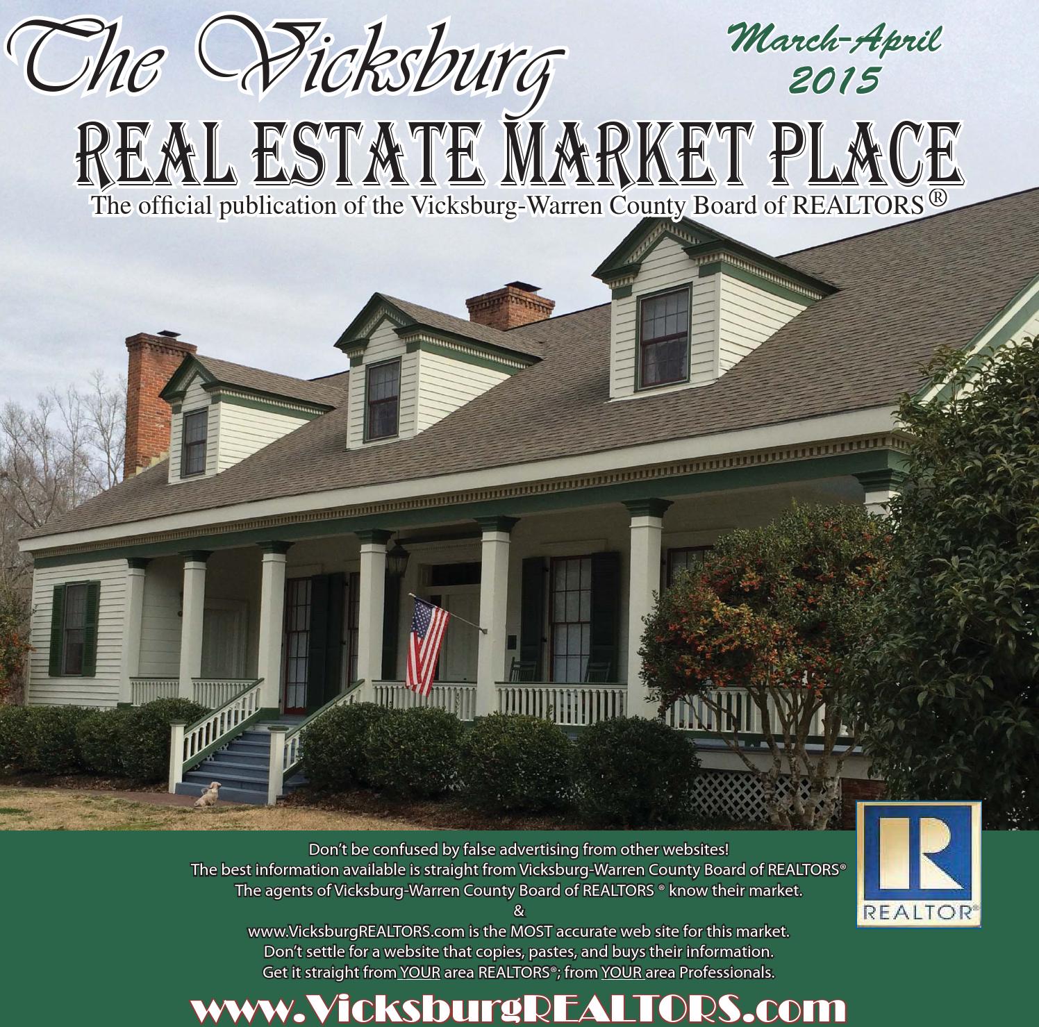 MarchApril 2015 by The VicksburgWarren County Board of REALTORS Issuu