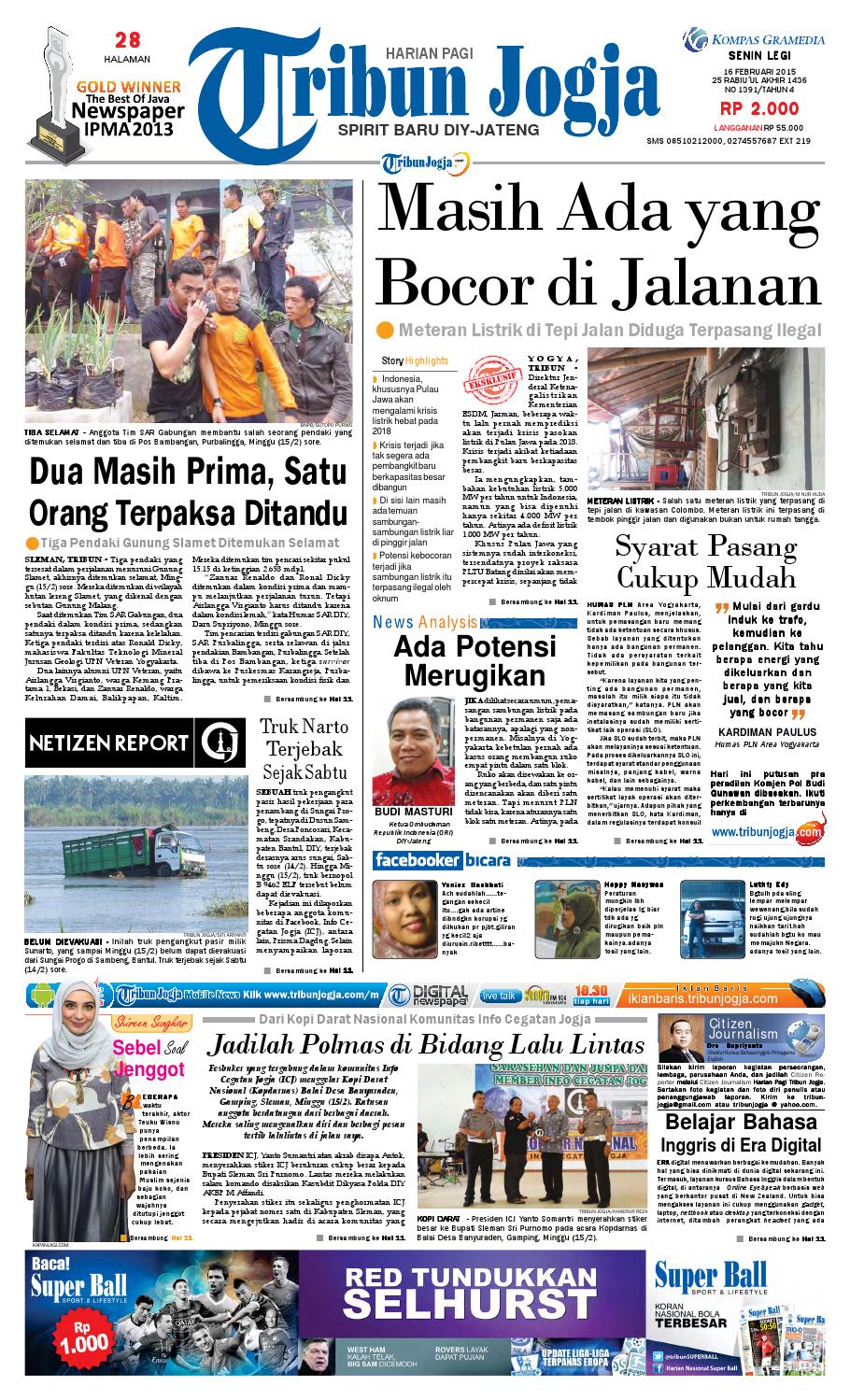 Tribunjogja 16 02 2015 By Tribun Jogja Issuu Tribunjogja 16 02 2015 By Tribun Jogja Issuu