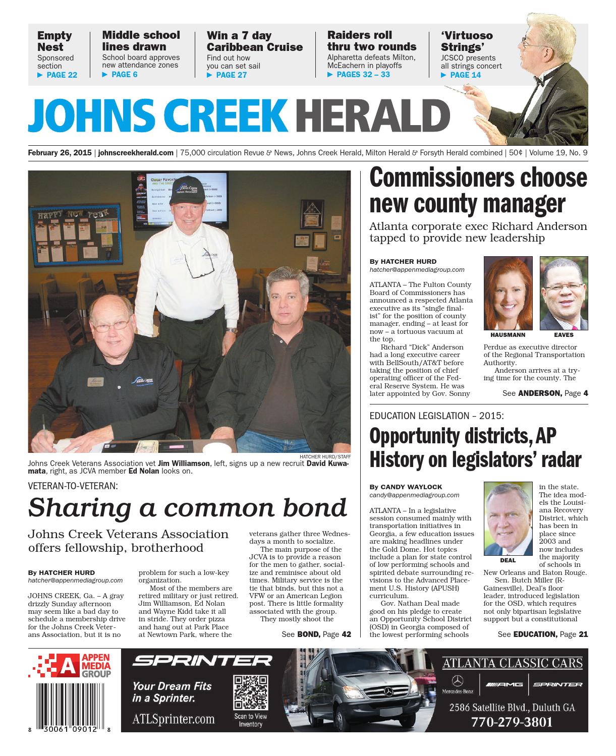 Johns Creek Herald, February 26, 2015 by Appen Media Group Issuu
