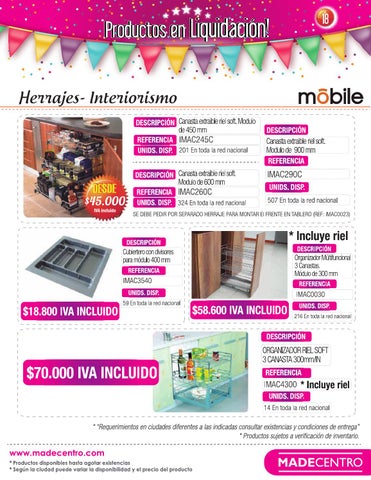 Madecentro Colombia 灯饰目录 · Super Ofertas Novena Edición 第 19 页