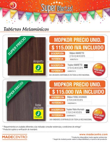 Madecentro Colombia 灯饰目录 · Super Ofertas Novena Edición 第 4 页