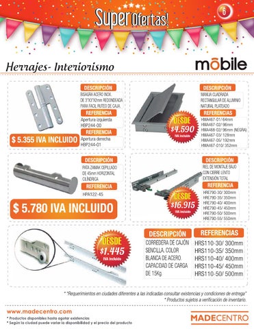 Madecentro Colombia 灯饰目录 · Super Ofertas Novena Edición 第 7 页