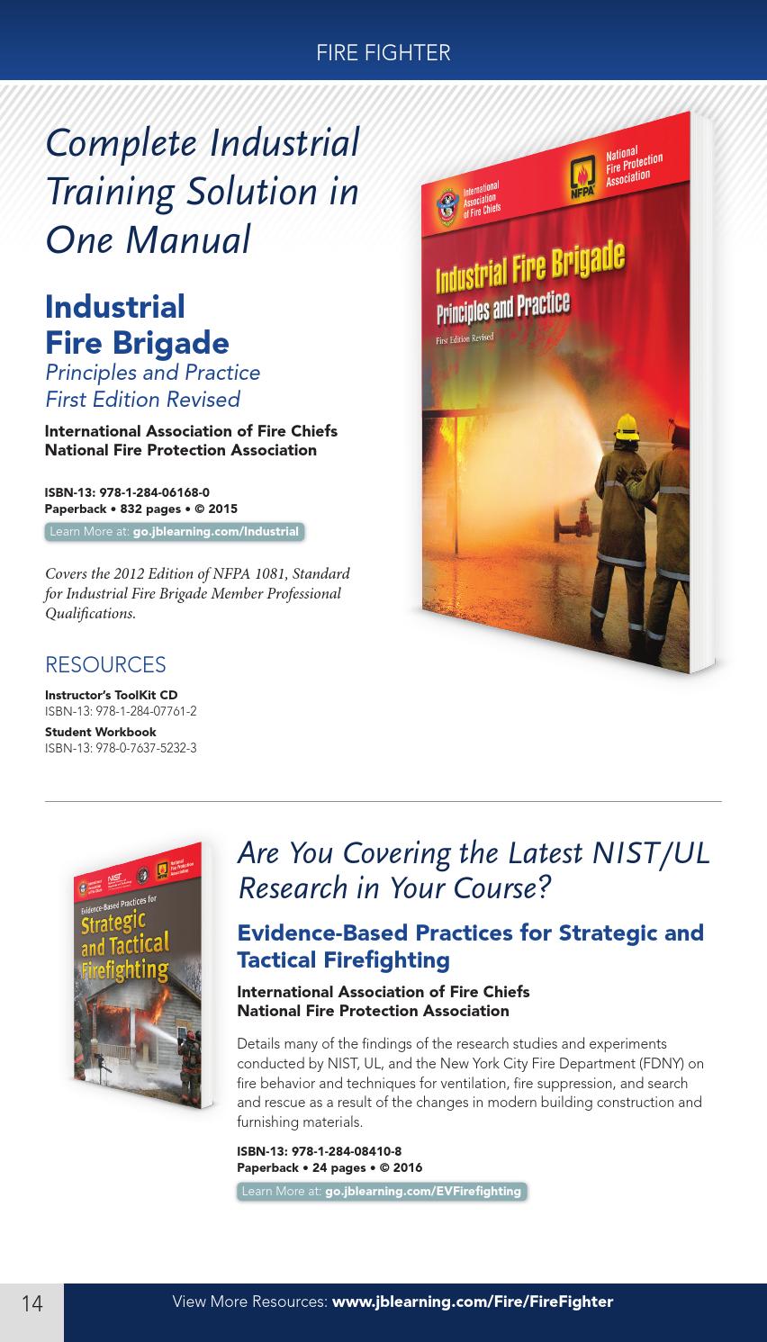 20152016 Fire Catalog Jones & Bartlett Learning by Jones & Bartlett