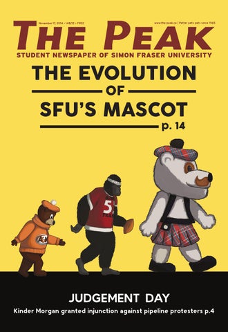 The Evolution of SFU's Mascot by The Peak - Issuu