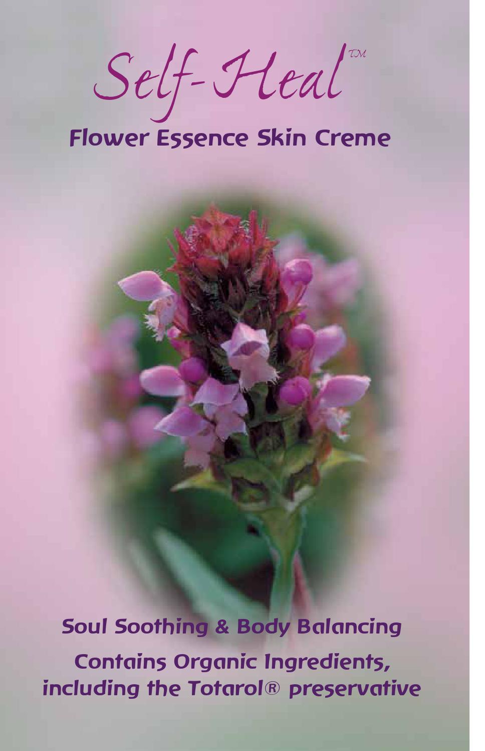 SelfHeal Creme by Flower Essence Services Issuu