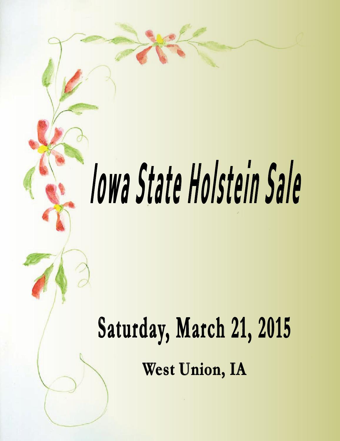Iowa State Holstein Sale by Taylor Made Designs Issuu
