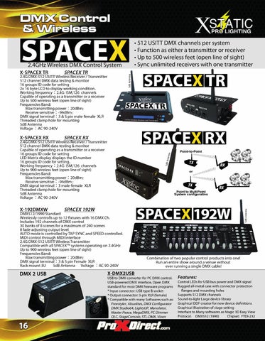 ProX Xstatic Pro 灯饰目录 2015 第 16 页