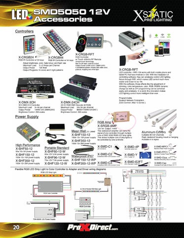 ProX Xstatic Pro 灯饰目录 2015 第 20 页