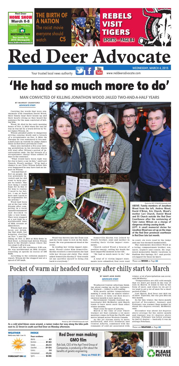 Red Deer Advocate, March 04, 2014 by Black Press Media Group - Issuu