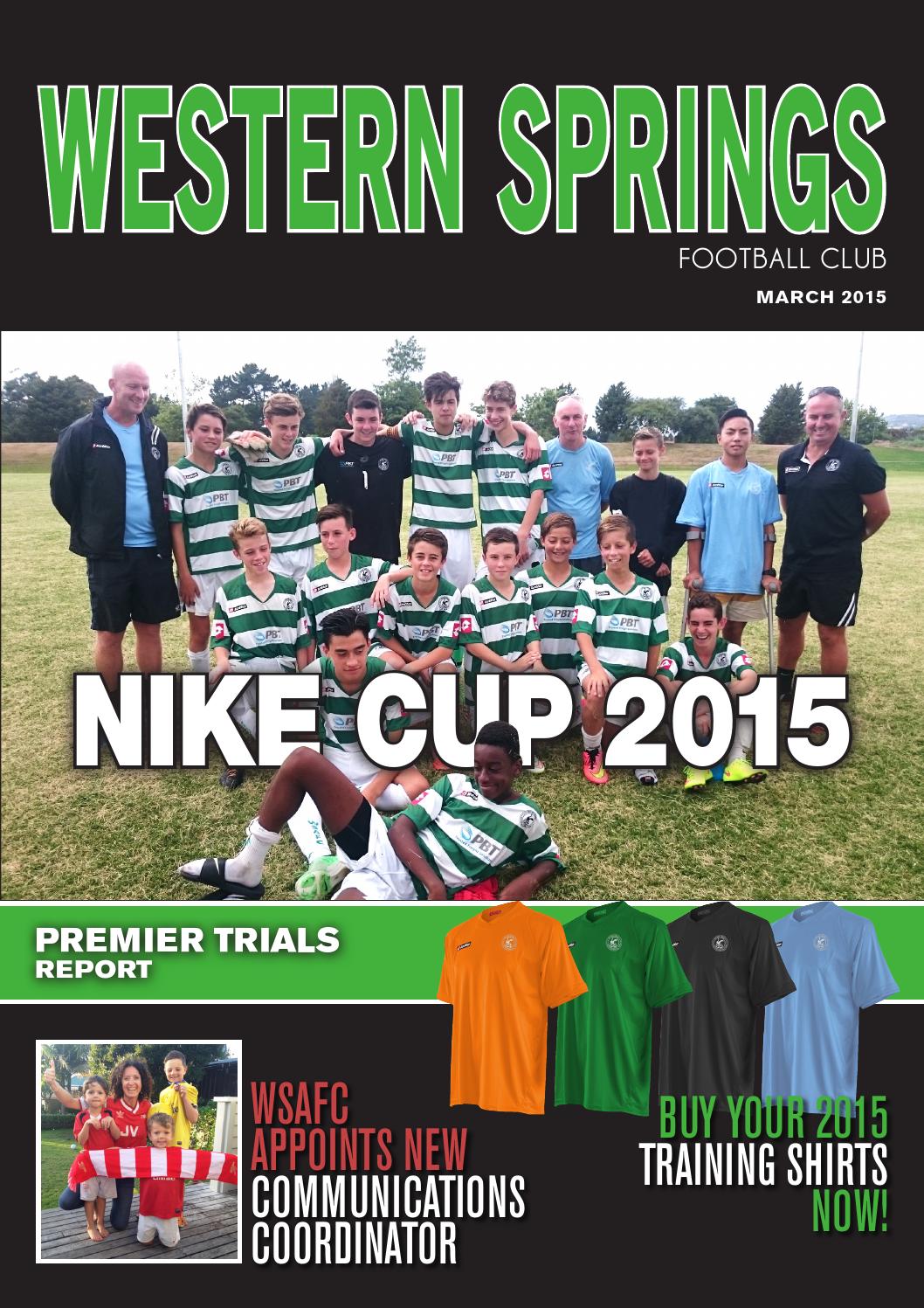 Western Springs March 2015 Football Magazine by Minimax Design Issuu