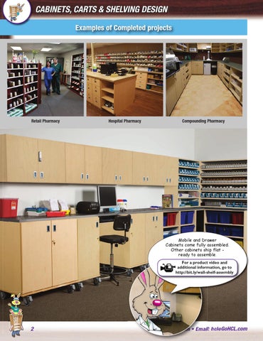 Health Care Logistics 家具目录 · Cabinets, Carts × 层架 第 2 页