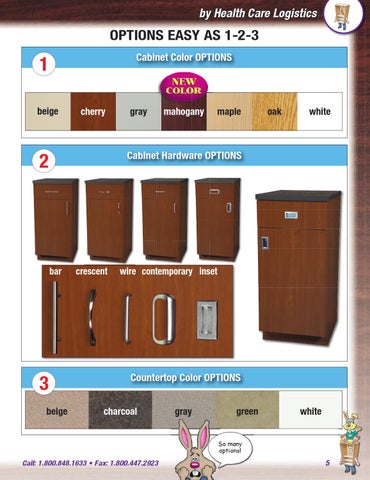 Health Care Logistics 家具目录 · Cabinets, Carts × 层架 第 5 页