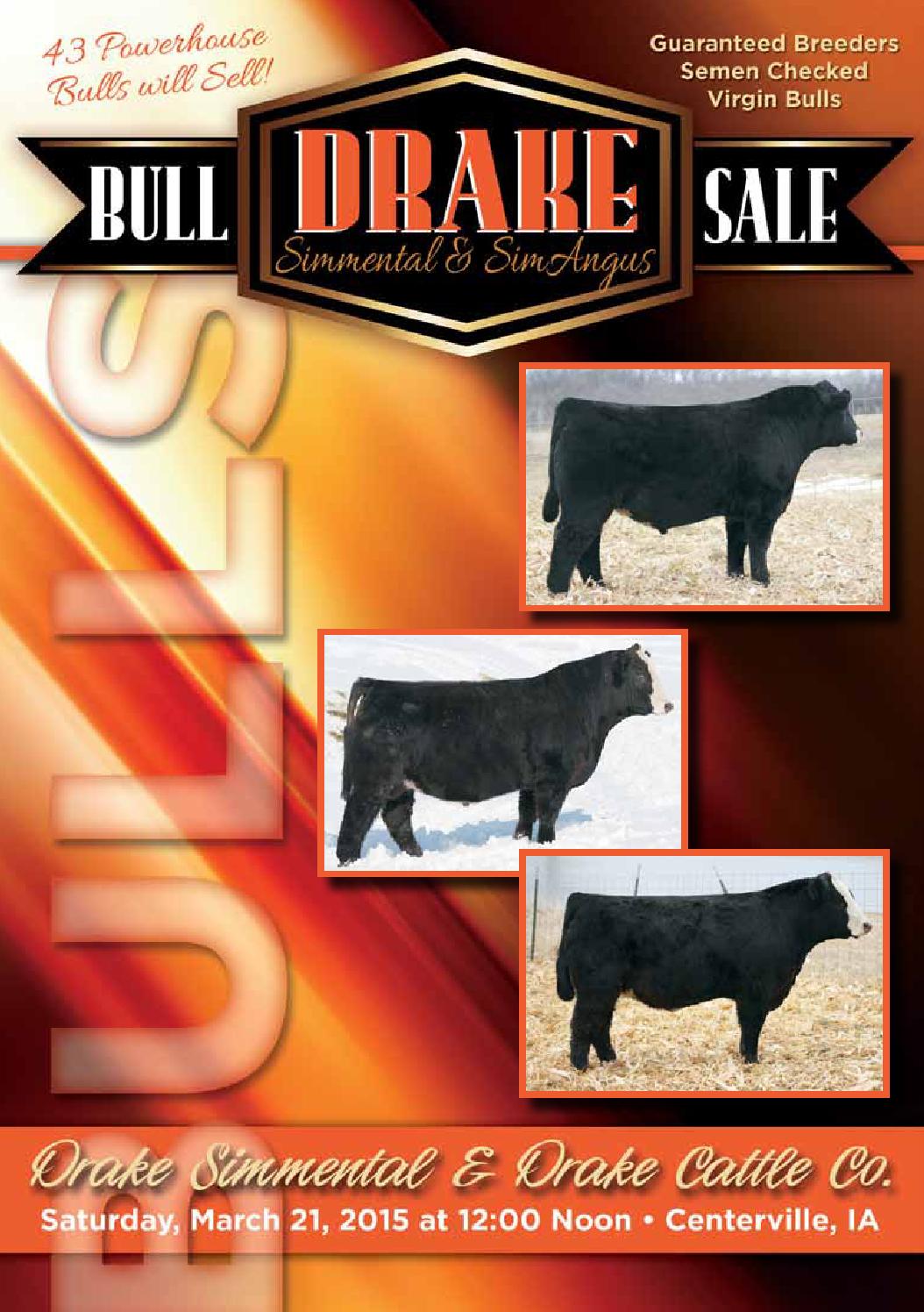 Drake Bull Sale Catalog 2015 by Eberspacher Enterprises Issuu