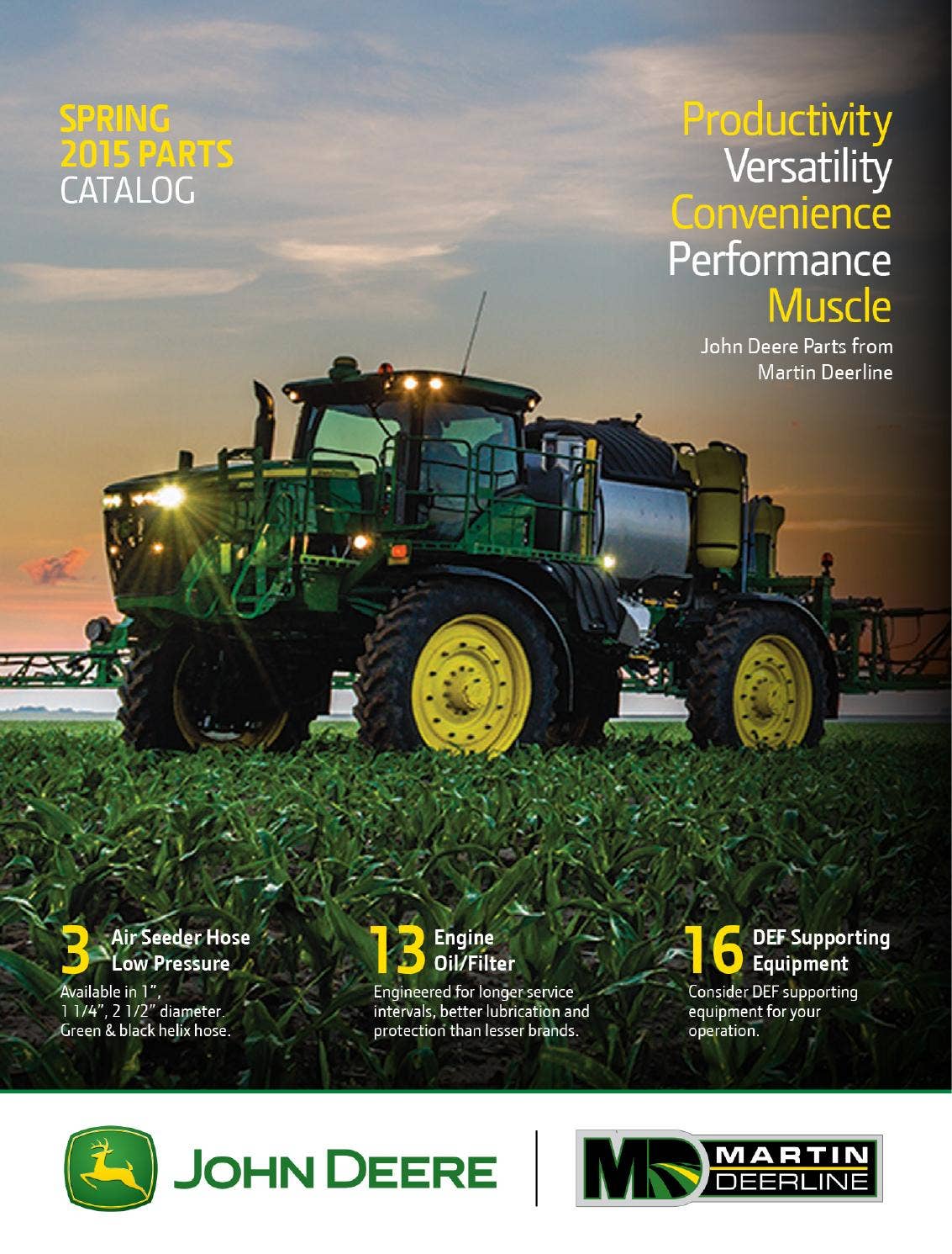 Martin Deerline JD Spring 2015 Parts Catalog by Horizon Ag & Turf - Issuu