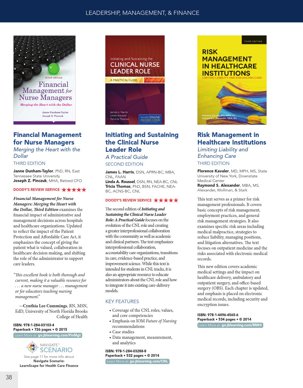 2015 Nursing Catalog Jones & Bartlett Learning by Jones & Bartlett