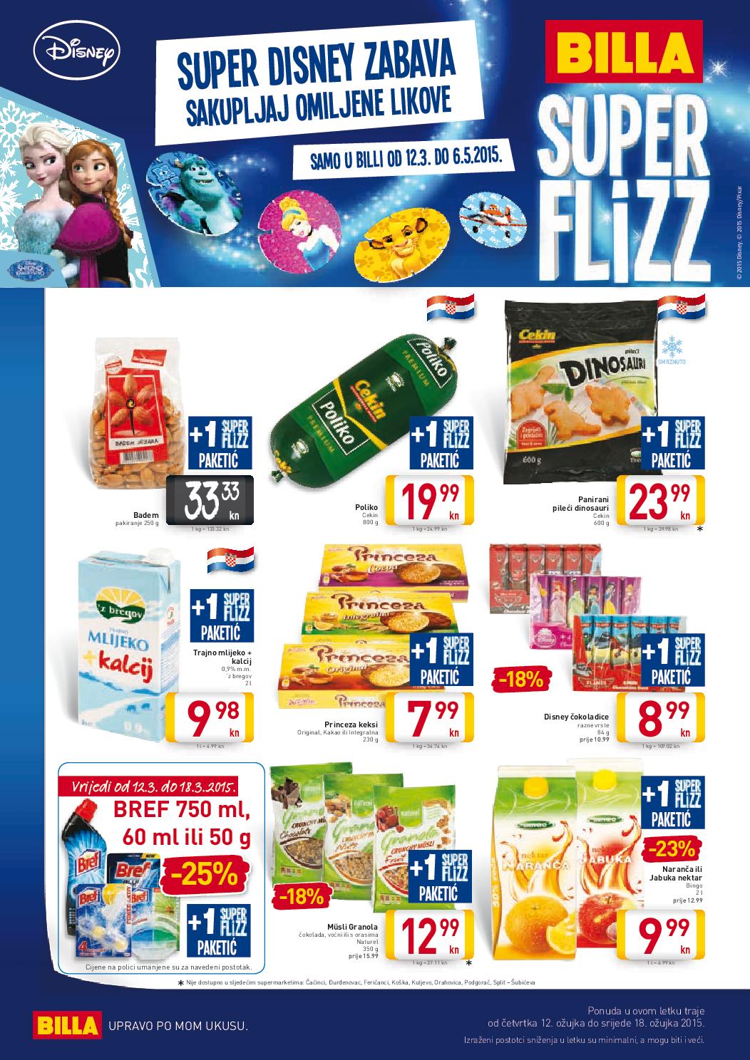 Billa katalog super flizz od 12 18 03 2015 by Catalog.hr Issuu