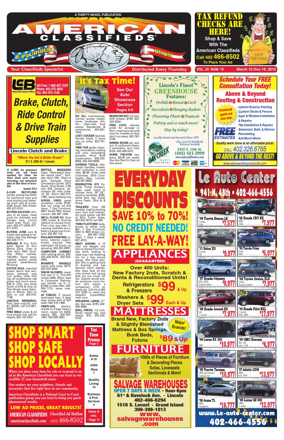 Lincoln American Classifieds by American Classifieds Omaha Issuu