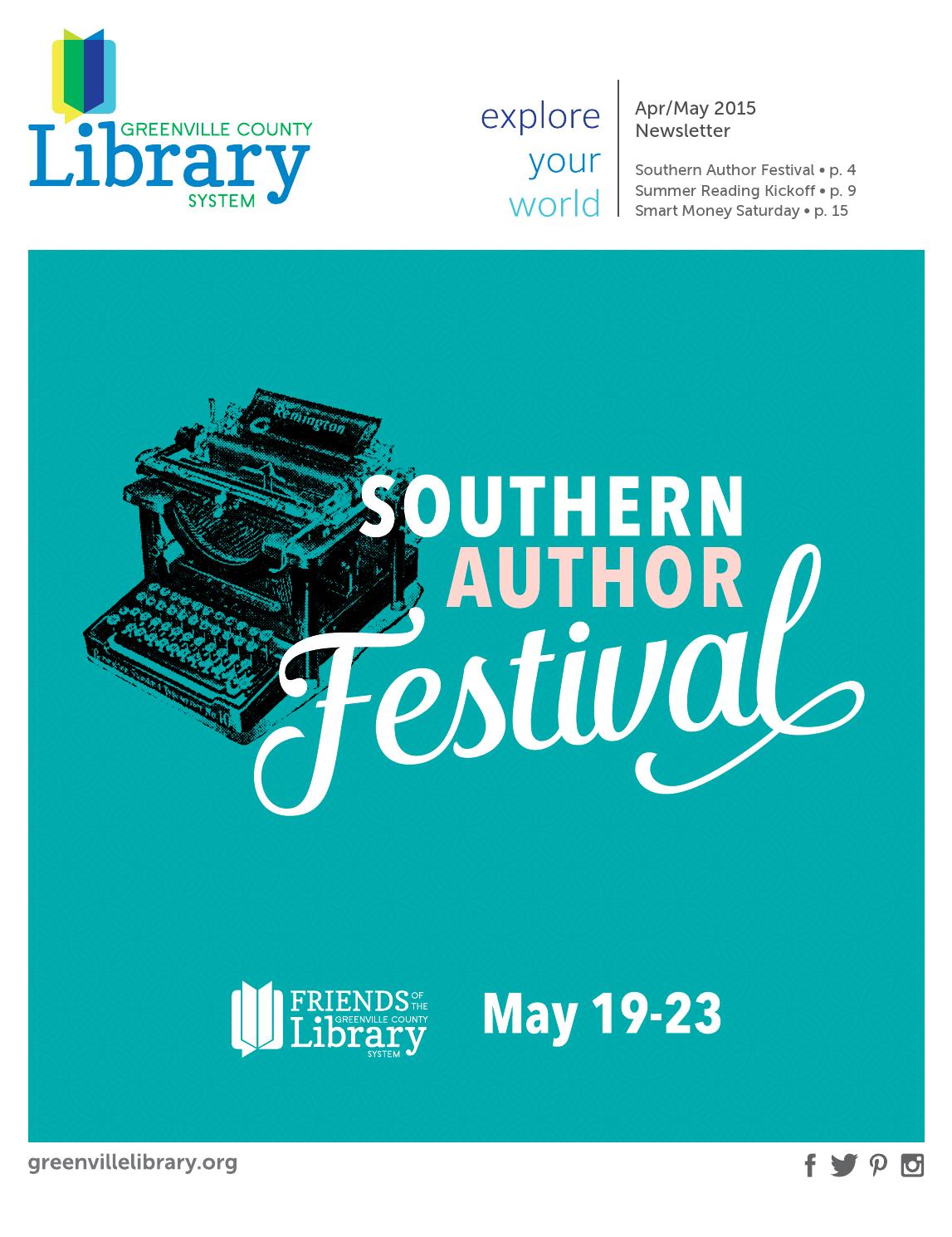 Apr/May 2015 by Greenville County Library System Issuu
