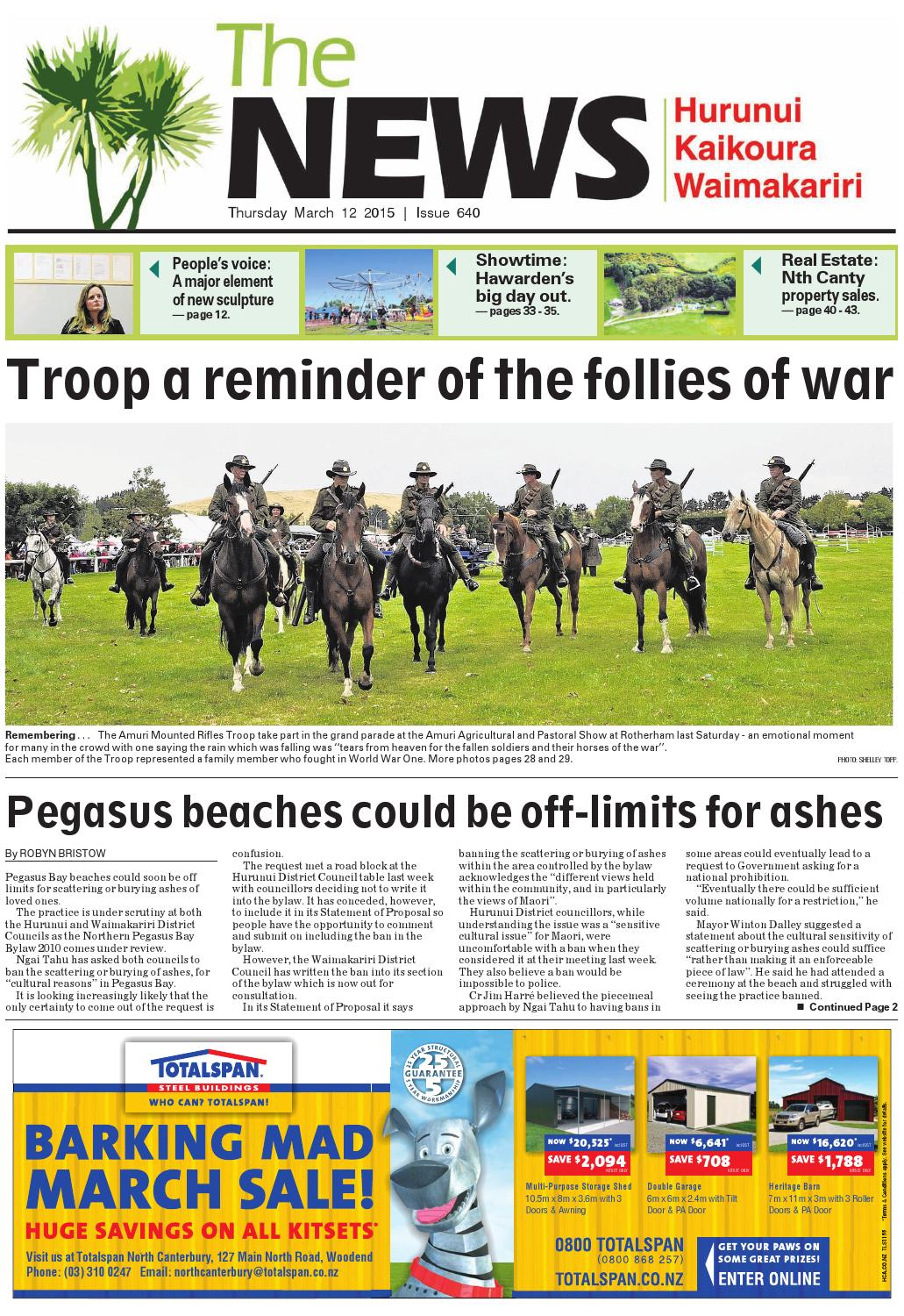 The News North Canterbury 120315 by Local Newspapers Issuu