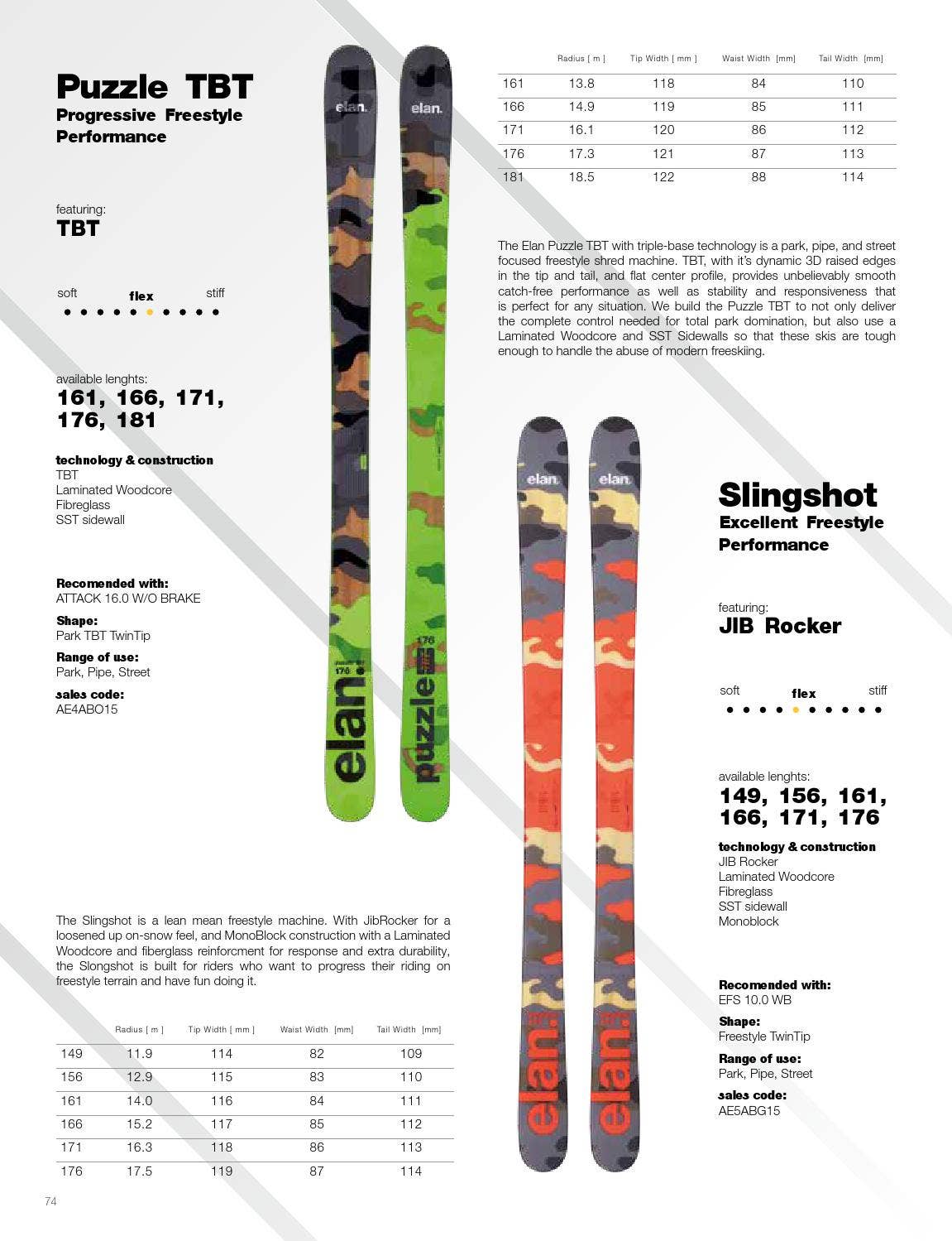 スキー elan puzzle tbt スキー elan puzzle tbt Elan Puzzle TBT (2014) | SKI