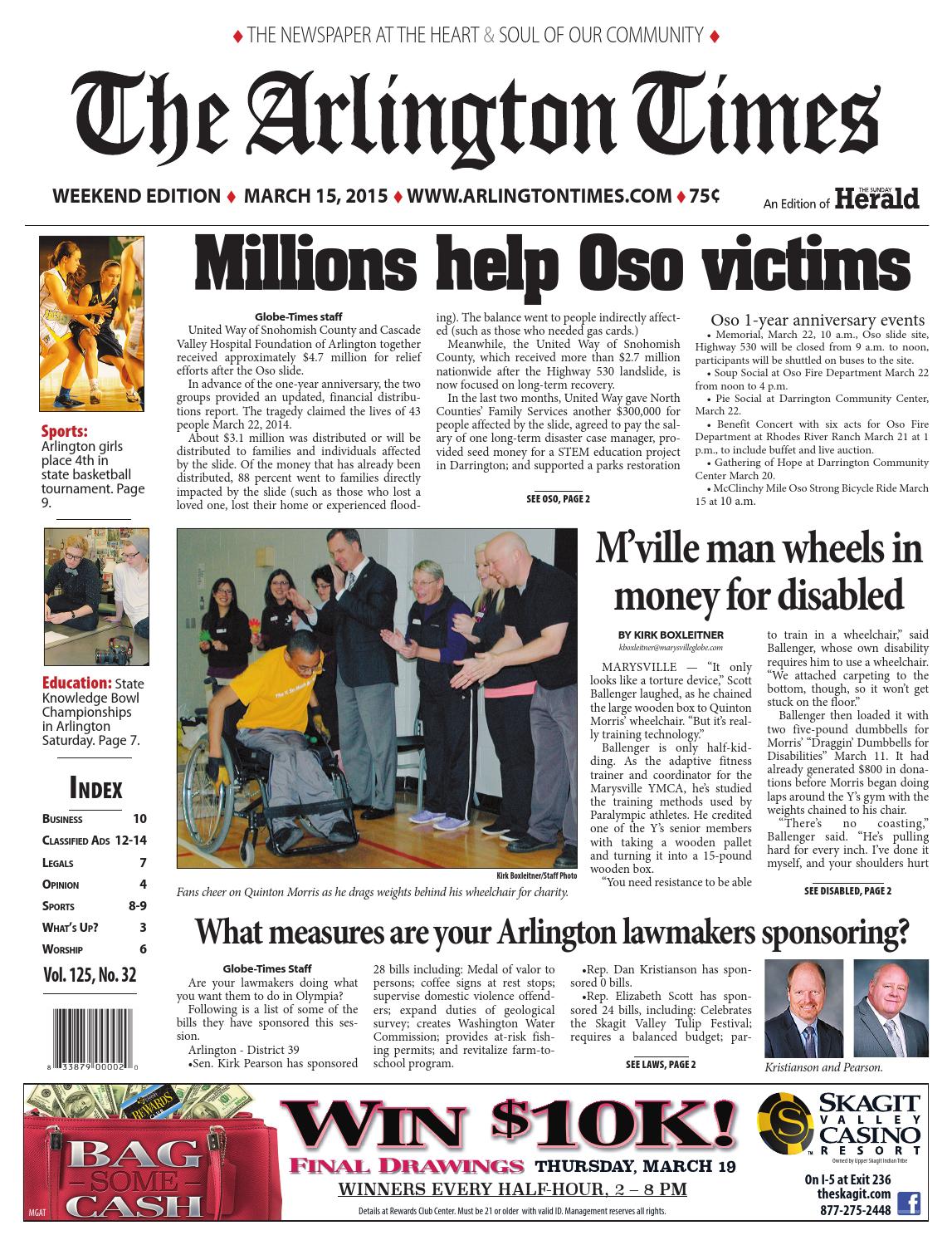 Arlington Times, March 14, 2015 by Sound Publishing Issuu