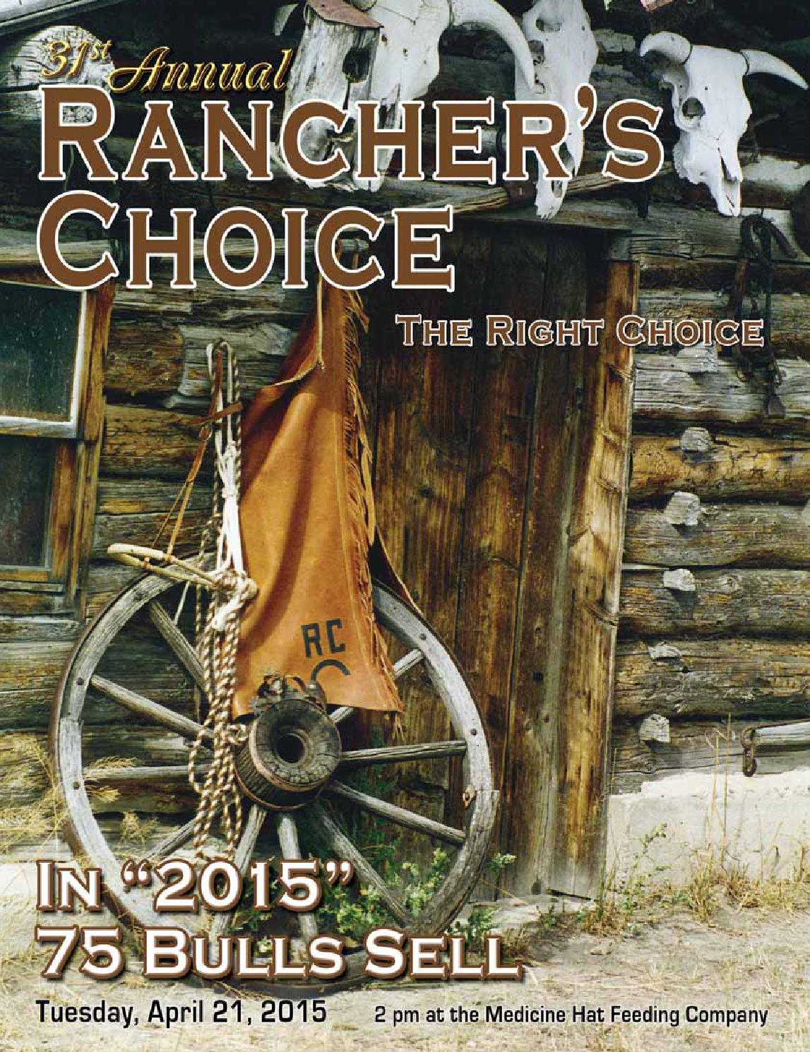 Rancher's Choice Angus Bull Sale 2015 by Everything Angus Issuu